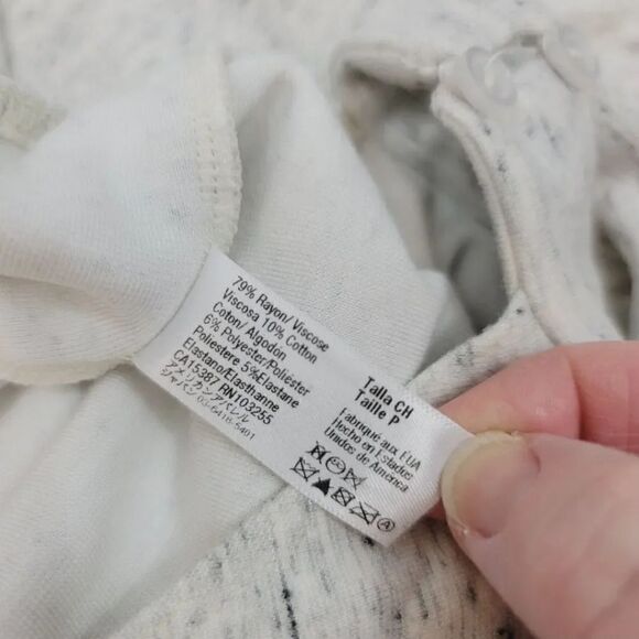 American Apparel Violette Skater Dress in Heathered Gray Size Small - Picture 8 of 12